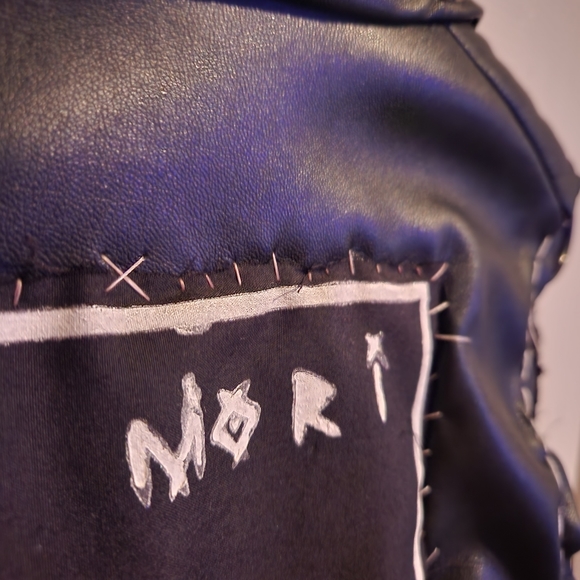 Real Studded leather vest with backpatch - Picture 5 of 7